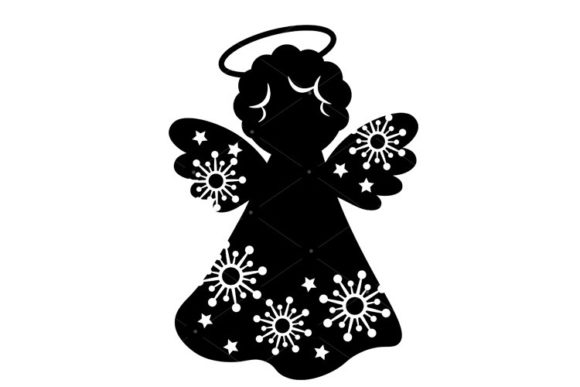 Angel Christmas Decor X-mas Sign SVG Review