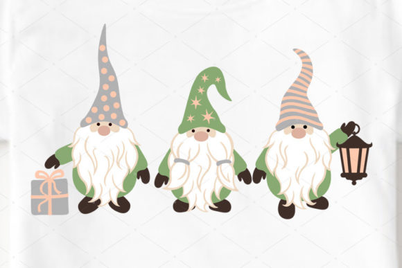 Charming Gnomes Christmas Lights Decorations Graphics