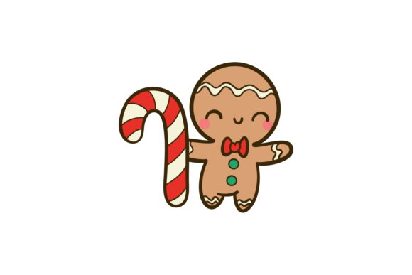 Christmas Gingerman and Stick Svg: A Festive Graphics Gem