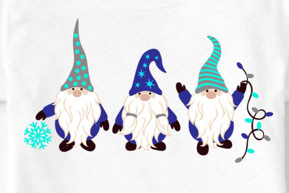 Christmas Gnomes Graphics: A Festive Illustration Asset