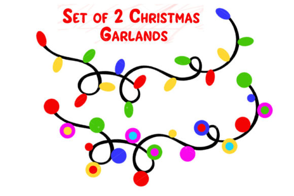 Christmas Lights Bundle: Perfect for Holiday Graphics and Illustrations