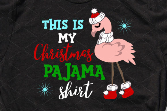 Christmas Pajama Pink Flamingo Hat: A Festive Graphics Delight