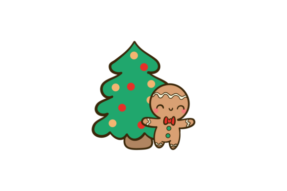 Christmas Tree and Gingerman Svg: A Festive Embroidery Gem