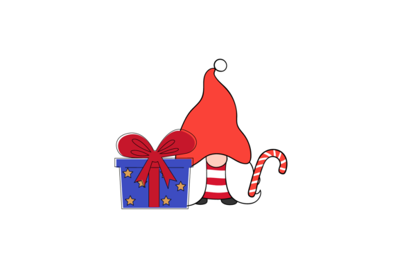 Gnome Christmas Ornament: A Festive Graphic for Holiday Content