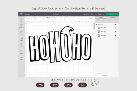 Hohoho Svg: A Festive Graphic for Local Business Branding