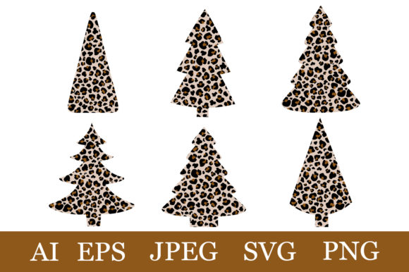 Leopard Christmas Tree SVG: A Versatile Graphics and Illustrations Asset