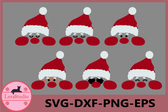 Santa Face Christmas Graphics: A Must for Holiday Illustrations